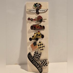 Collectible Pin Racing Car Set